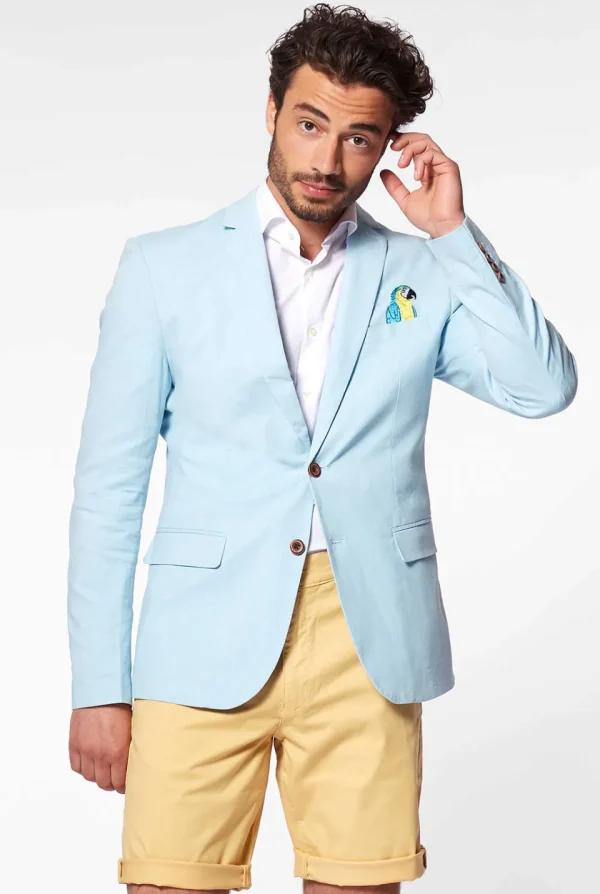 Men OppoSuits Deluxe Blazers^Birdie - Soft Blue