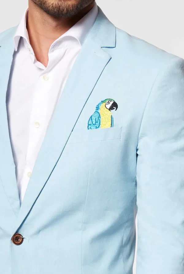 Men OppoSuits Deluxe Blazers^Birdie - Soft Blue