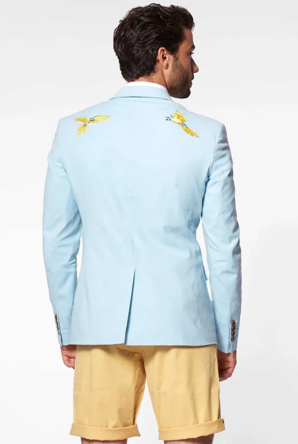 Men OppoSuits Deluxe Blazers^Birdie - Soft Blue