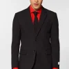 Men OppoSuits Prom Suits^Black Knight