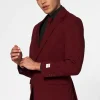 Men OppoSuits Prom Suits^Blazing Burgundy