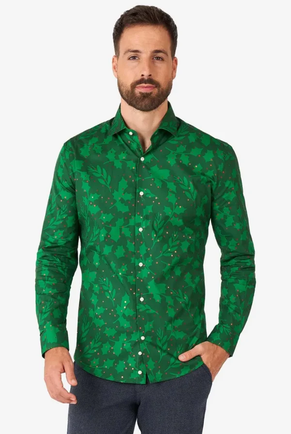 Men OppoSuits Christmas Shirts^Bright Berry