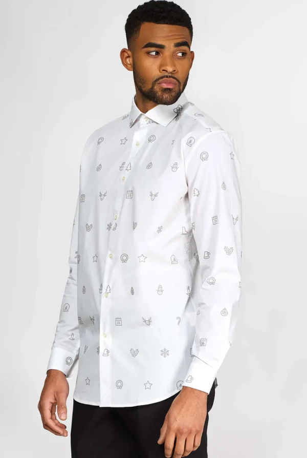 Men OppoSuits Christmas Shirts^Christmas Icons