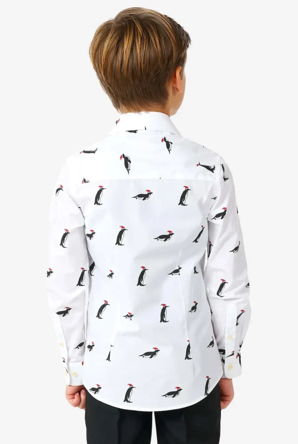 Boys OppoSuits Christmas Shirts^Christmas Penguins