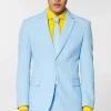 Men OppoSuits Prom Suits^Cool Blue