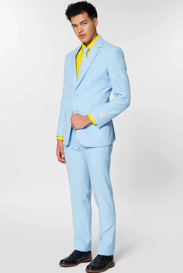 Men OppoSuits Prom Suits^Cool Blue