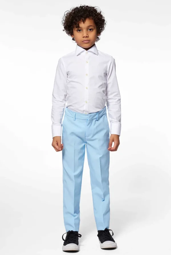 Boys OppoSuits Solid Colored Suits^Cool Blue