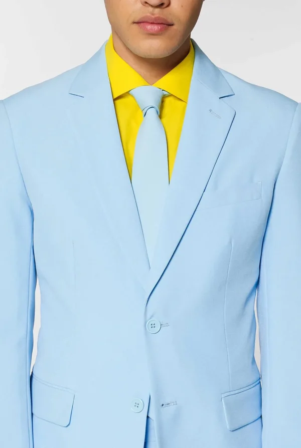 Men OppoSuits Prom Suits^Cool Blue