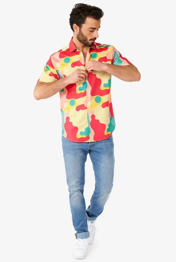 Men OppoSuits Casual Shirts^Coral Camo