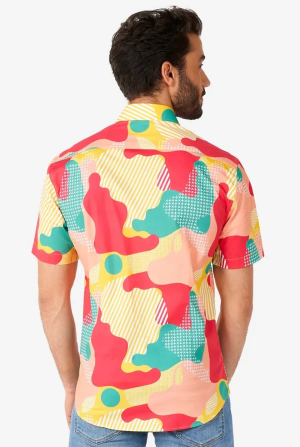 Men OppoSuits Casual Shirts^Coral Camo