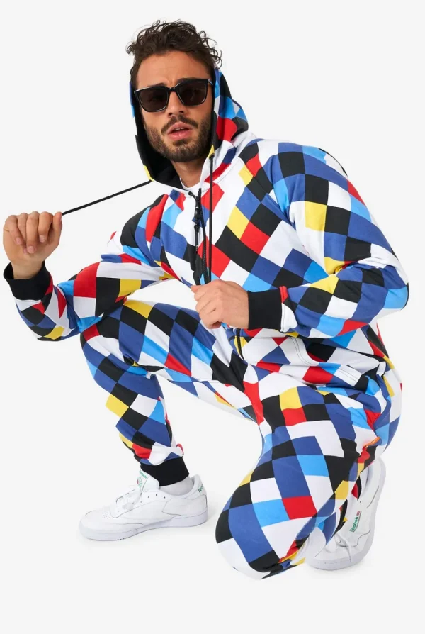 Men OppoSuits Solid Colored Onesies^Crisscrosser