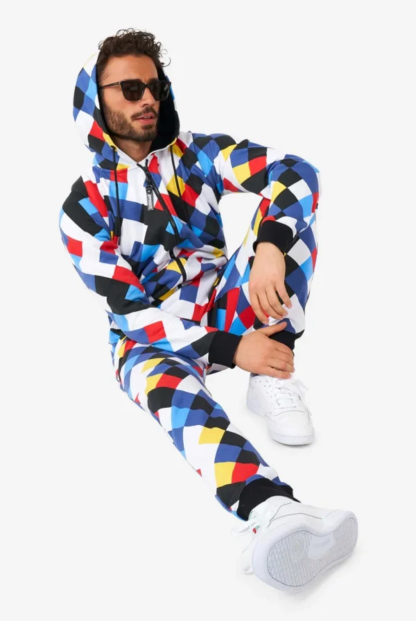 Men OppoSuits Solid Colored Onesies^Crisscrosser