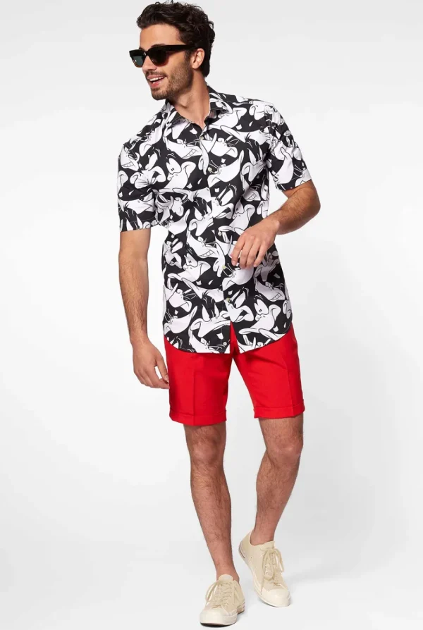 Men OppoSuits Casual Shirts^Daffy Duck