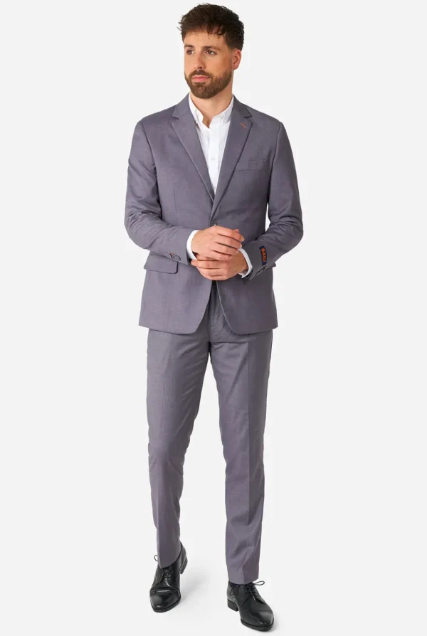 Men OppoSuits Prom Suits^Daily Dark Grey