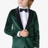 Boys OppoSuits Blazers^Dinner Jacket - Rich Green