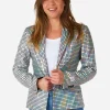 Women OppoSuits Christmas Blazers^Discoballer