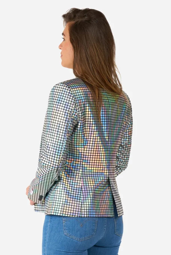 Women OppoSuits Christmas Blazers^Discoballer