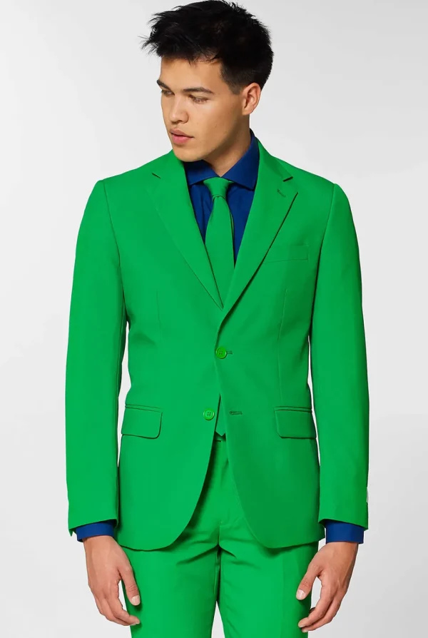 Men OppoSuits Prom Suits^Evergreen