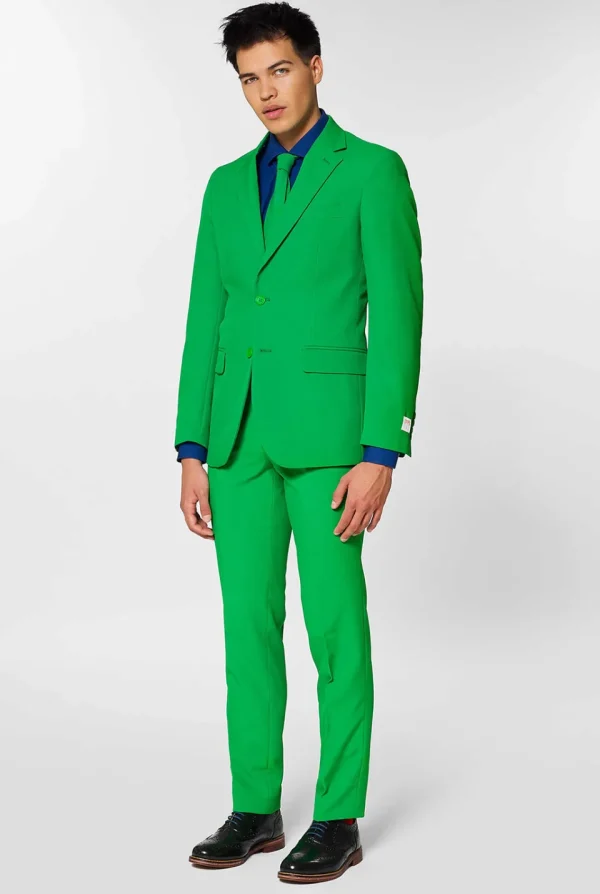 Men OppoSuits Prom Suits^Evergreen