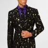 Men OppoSuits Christmas Suits^Fancy Fireworks