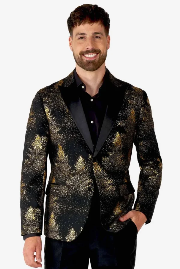 Men OppoSuits Christmas Blazers^Festive Forest