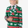 Boys OppoSuits Christmas Suits^Festive Green