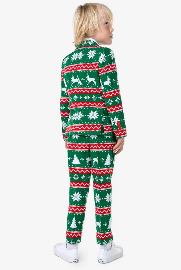 Boys OppoSuits Christmas Suits^Festive Green