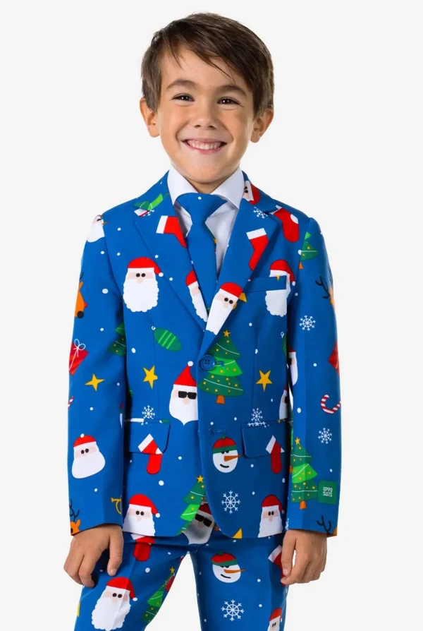 Boys OppoSuits Christmas Suits^Festivity Blue