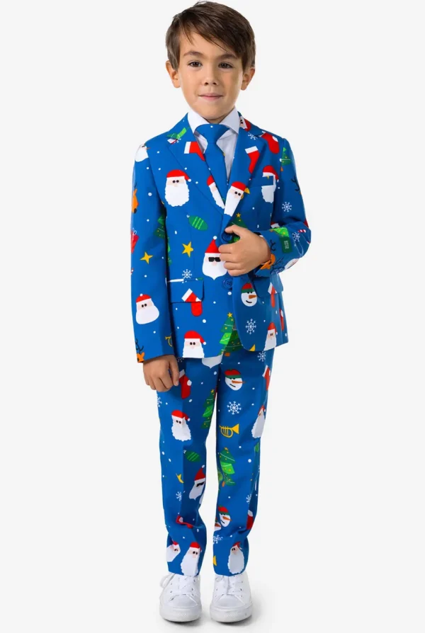 Boys OppoSuits Christmas Suits^Festivity Blue