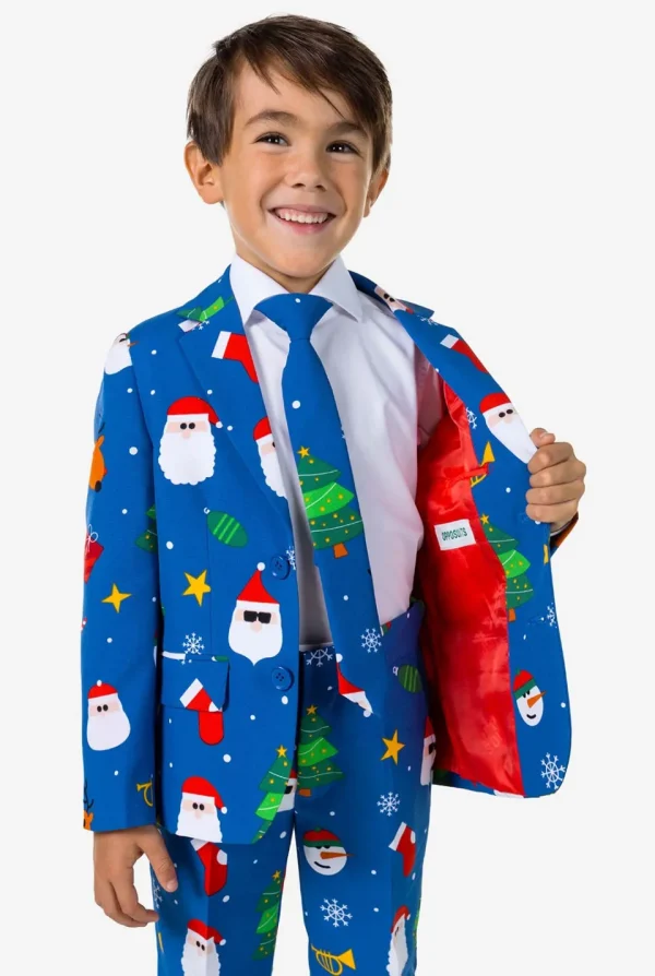 Boys OppoSuits Christmas Suits^Festivity Blue