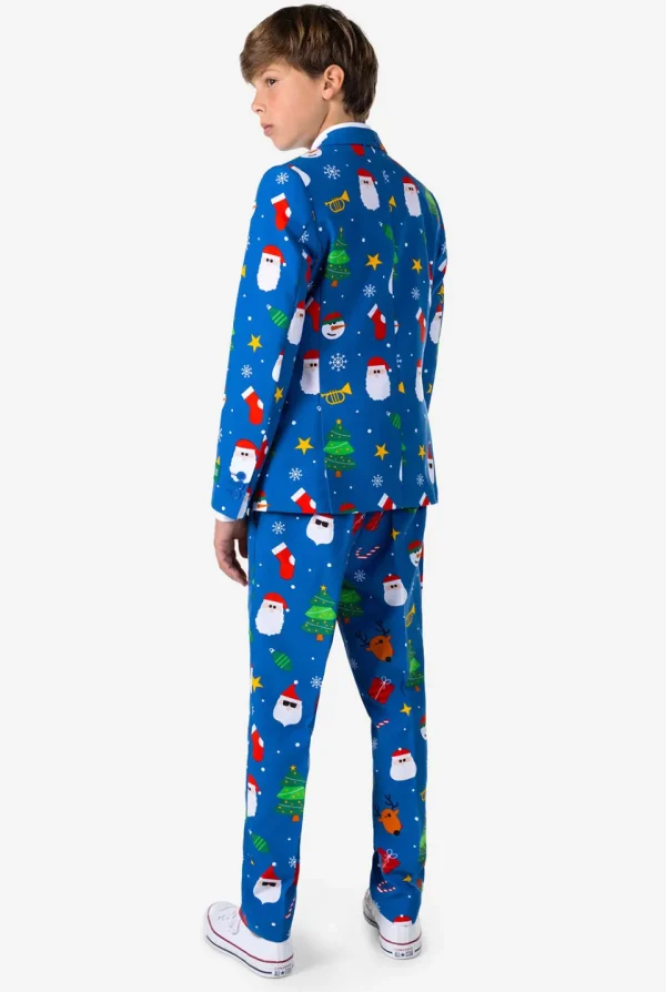 Teen Boys OppoSuits Christmas Suits^Festivity Blue