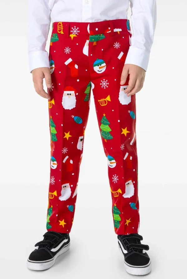 Boys OppoSuits Christmas Suits^Festivity Red