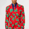 Men OppoSuits Christmas Suits^Fine Pine