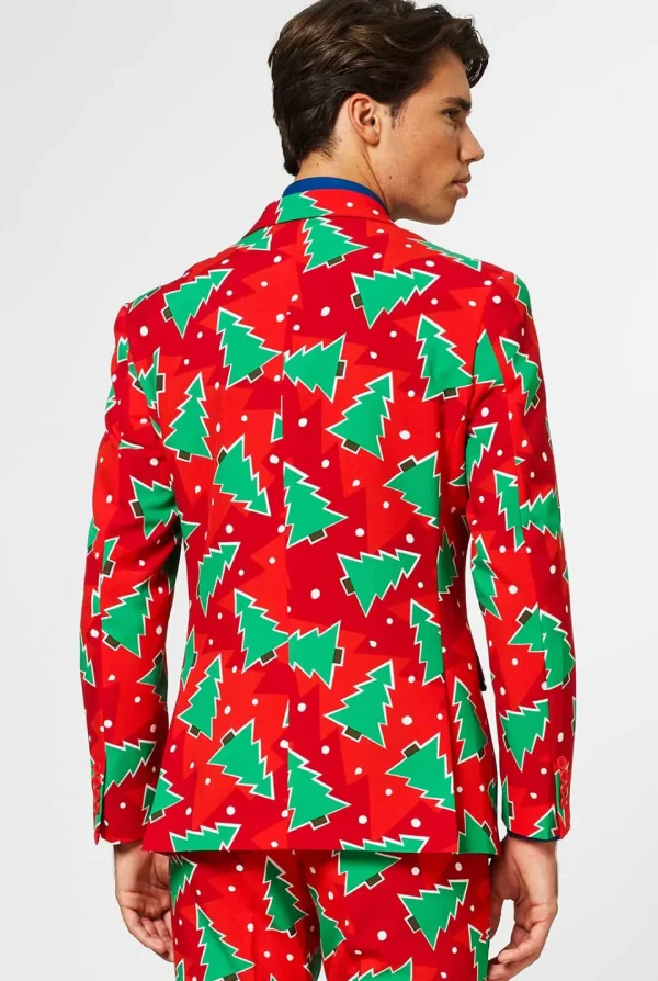 Men OppoSuits Christmas Suits^Fine Pine