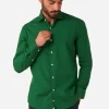 Men OppoSuits Solid Colored Shirts^Glorious Green