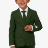 Boys OppoSuits Solid Colored Suits^Glorious Green