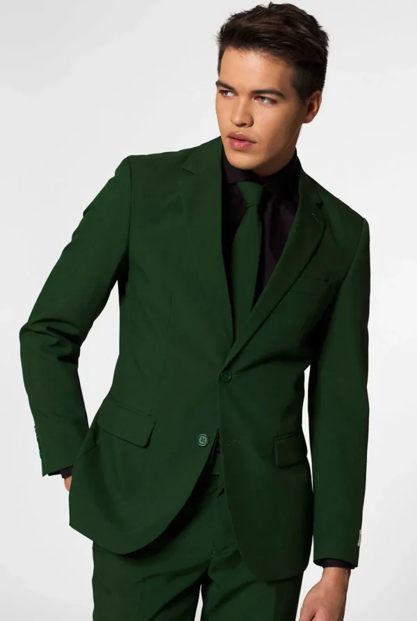 Men OppoSuits Prom Suits^Glorious Green