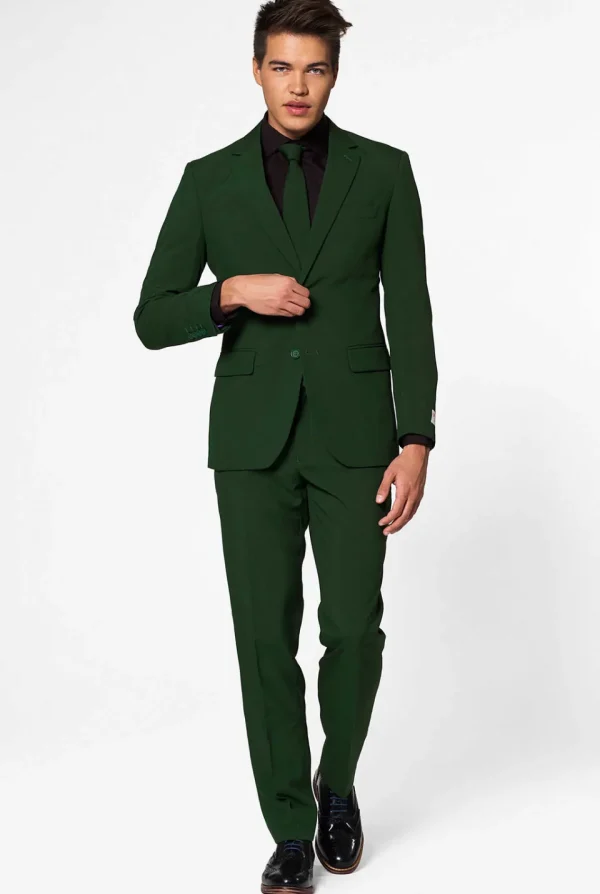 Men OppoSuits Prom Suits^Glorious Green