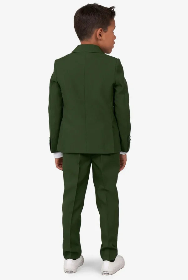 Boys OppoSuits Solid Colored Suits^Glorious Green