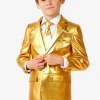 Boys OppoSuits Solid Colored Suits^Groovy Gold