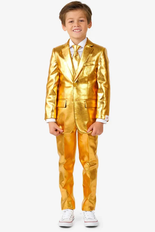 Boys OppoSuits Solid Colored Suits^Groovy Gold