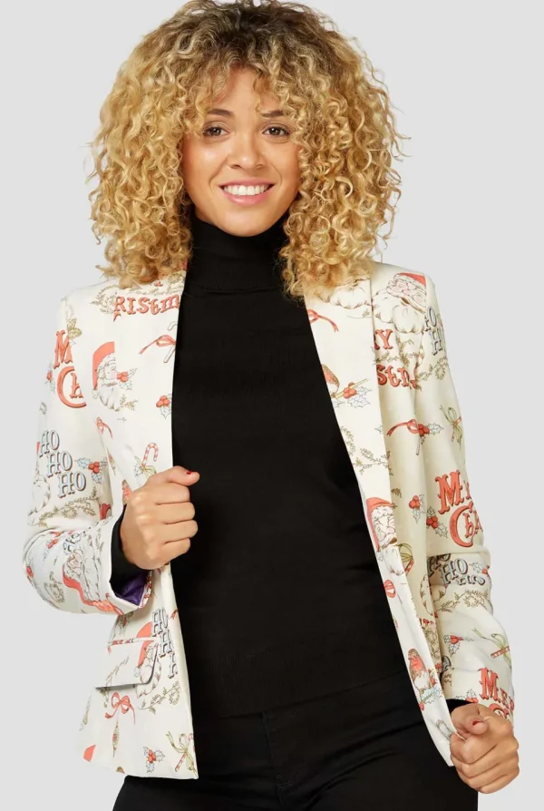 Women OppoSuits Christmas Blazers^Hohoholly