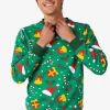 Men OppoSuits Christmas Sweaters^Holiday Greenish