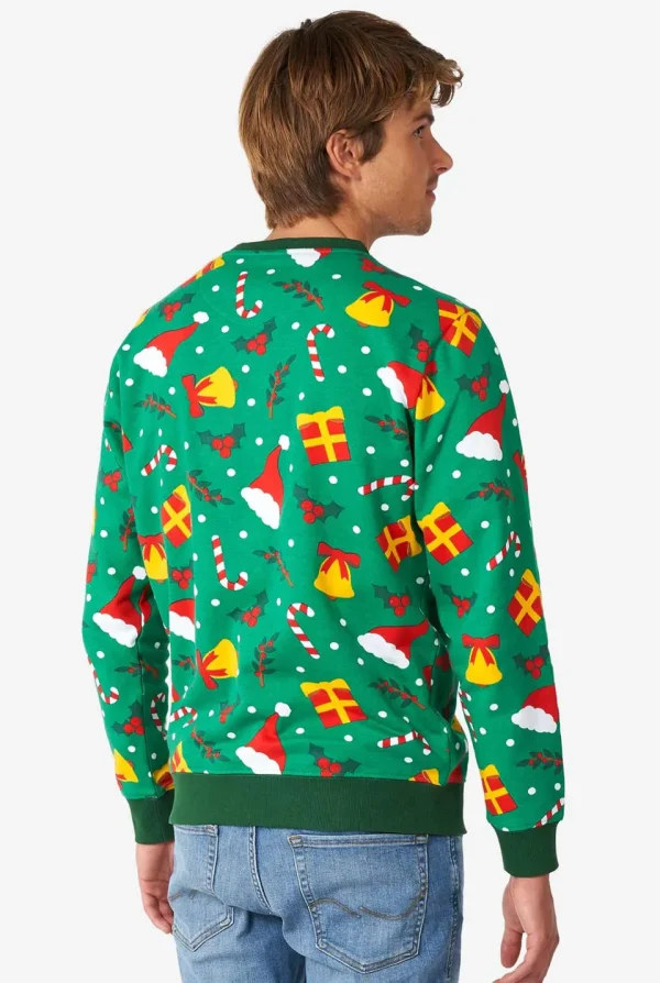 Men OppoSuits Christmas Sweaters^Holiday Greenish