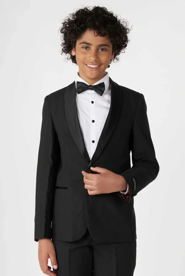 Teen Boys OppoSuits Tuxedos^Jet Set Black