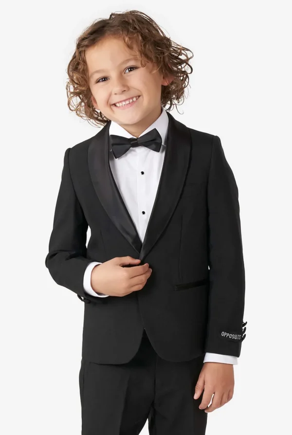 Boys OppoSuits Tuxedos^Jet Set Black