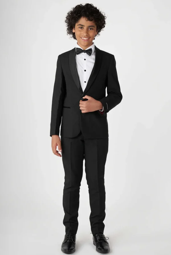 Teen Boys OppoSuits Tuxedos^Jet Set Black