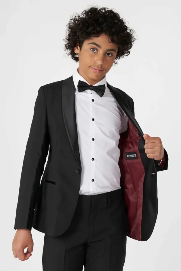 Teen Boys OppoSuits Tuxedos^Jet Set Black