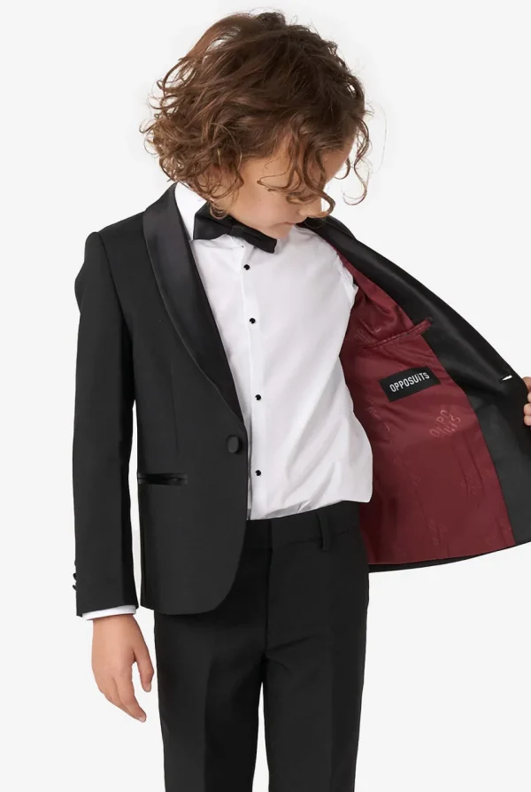 Boys OppoSuits Tuxedos^Jet Set Black