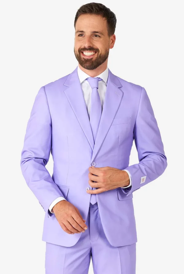 Men OppoSuits Prom Suits^Lavish Lavender